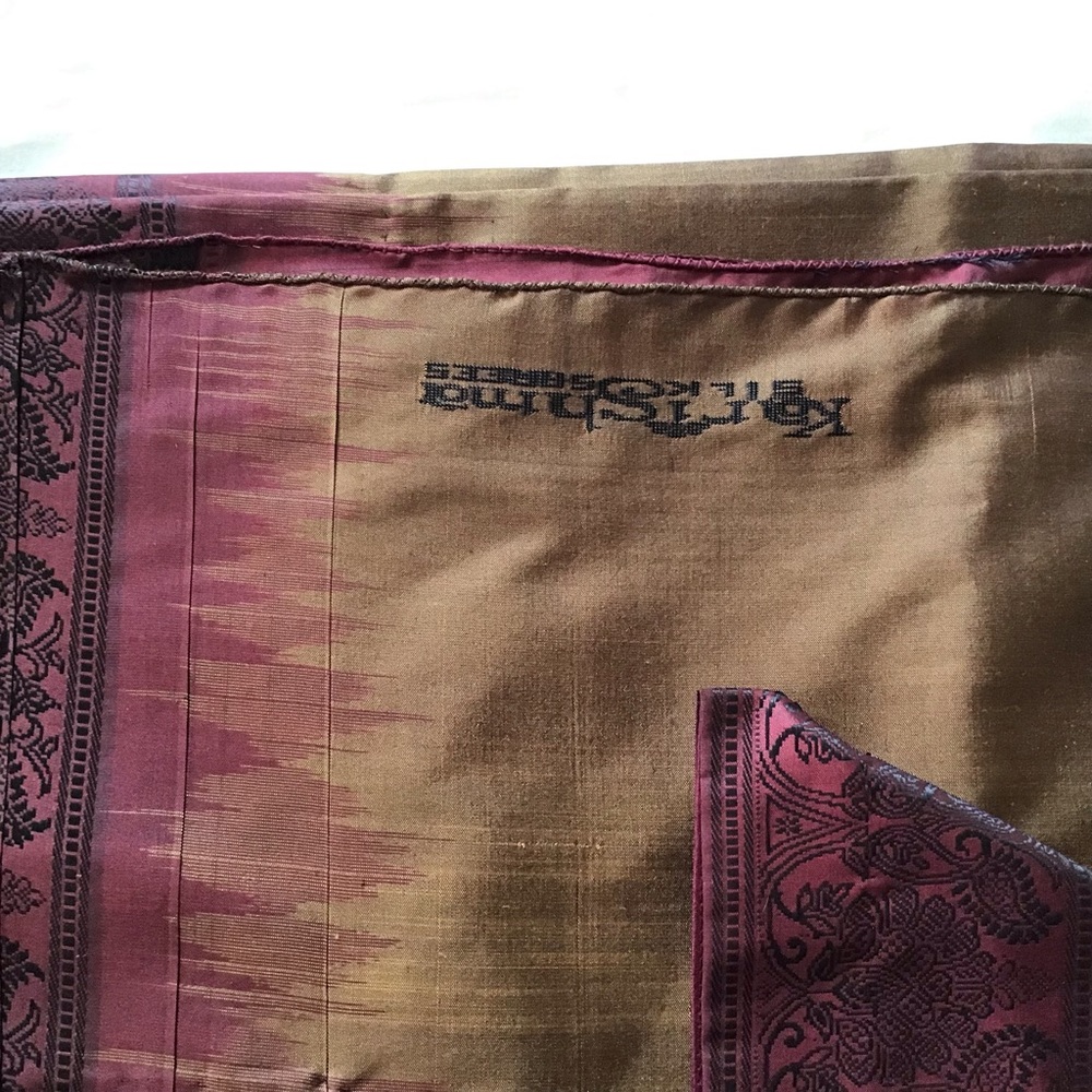 Indian silk saree